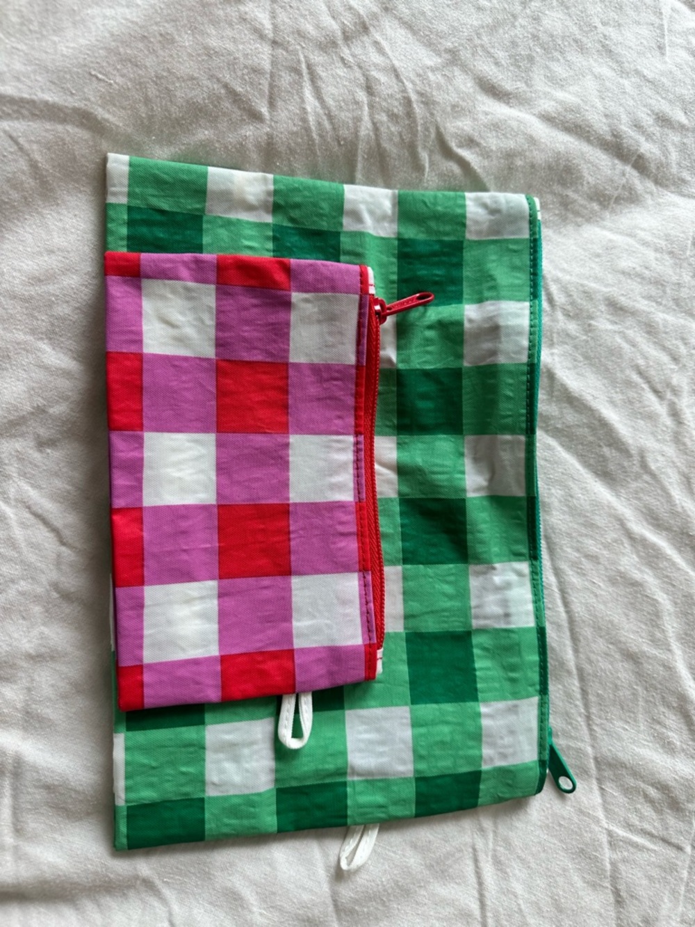 BAGGU checkered pouch set - Picture 2 of 8